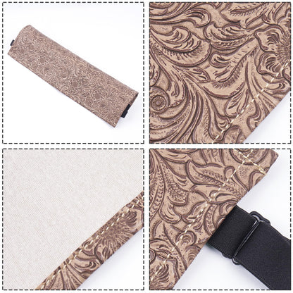 Mtzmy Recliner Headrest Protector,Non Slip Waterproof Headrest Cover,Leather Recliner Headrest Cover for Sofa,Furniture,Living Room,Office