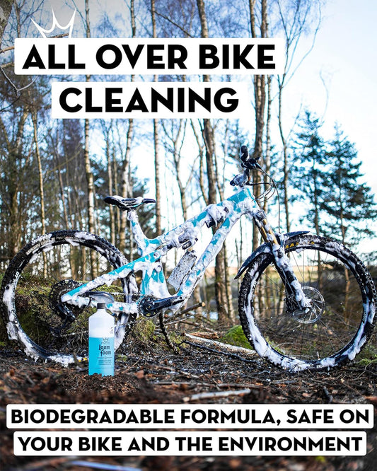 Peaty?s Loam Foam Premium Bike Cleaner - Biodegradable Foaming Spray Wash Soap Deep Clean Grease & Dirt Removal Carbon Matte Alloy Safe - MTB, E-Bike