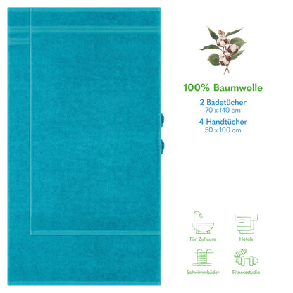 Hammetex Bathrobe 100% Cotton Unisex for Men and Women Quality 400 g/m² Quality Soft Absorbent Terry Towelling Bathrobe for Couples with Pockets