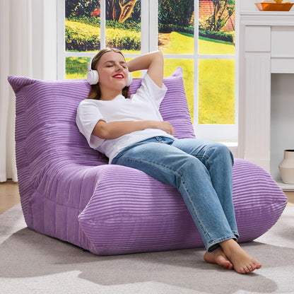 Hobestluk Big Bean Bag Chairs for Adults Fireside BeanBag Couch Togo Sofa