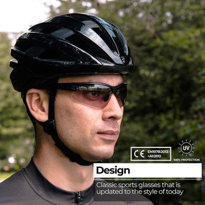 BBB Cycling Photochromic Cycling Glasses Bifocal Sunglasses Mountain And Road Bike Photochromic Sunglasses For Far-Sighted Riders Impress Reader