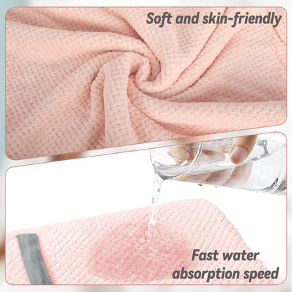 2Pack Microfibre Hair Towel,40 x 24 inches Hair Towel Wrap Super Absorbent
