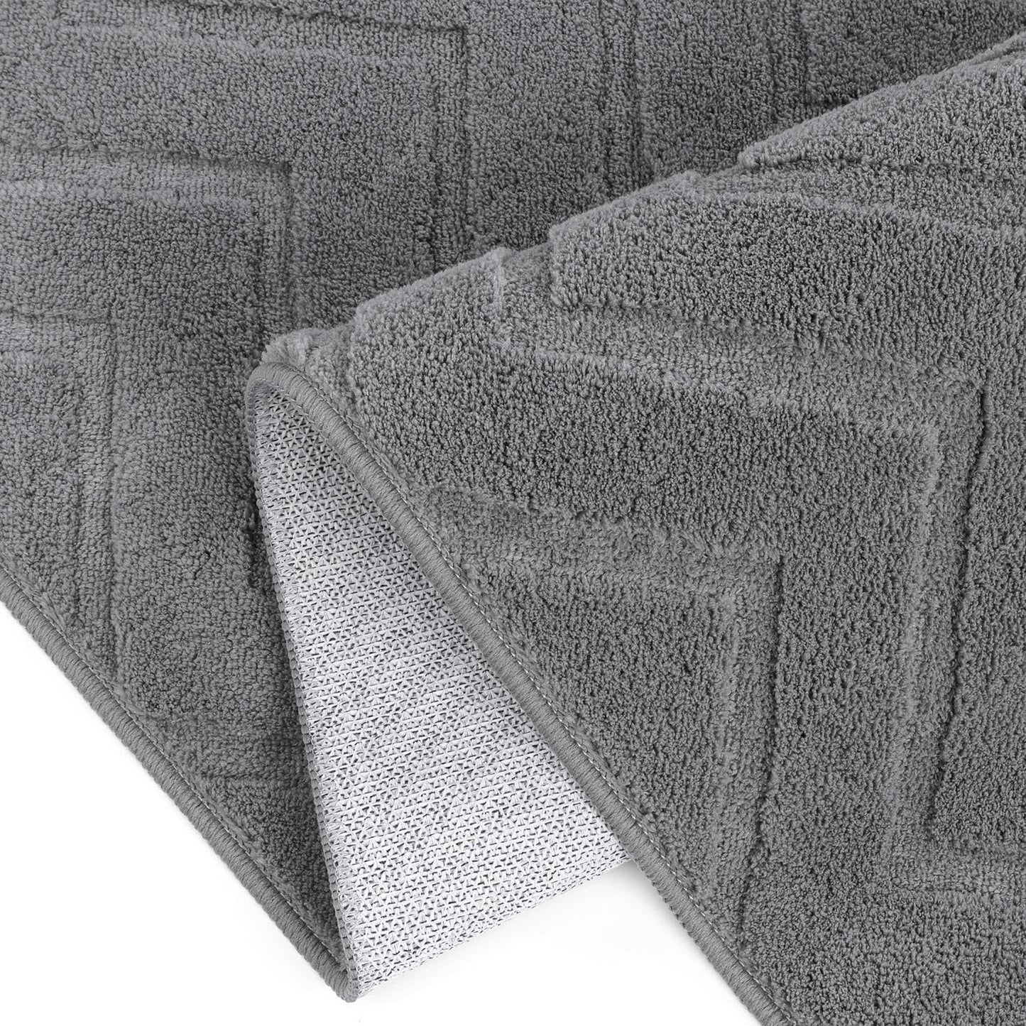 SHACOS Rugs Living Room 120 x 160 cm Modern Grey Area Rug Ultra Soft Fluffy Rug for Living Room Bedroom Non-Slip Washable Rug Geometric Design Floor