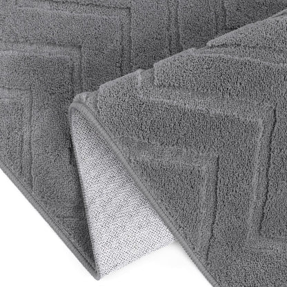 SHACOS Rugs Living Room 120 x 160 cm Modern Grey Area Rug Ultra Soft Fluffy Rug for Living Room Bedroom Non-Slip Washable Rug Geometric Design Floor