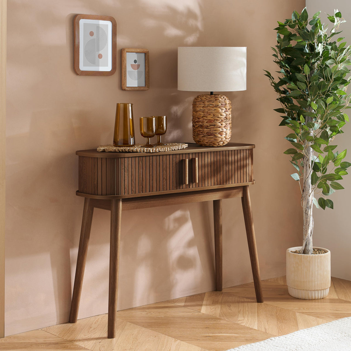 Birlea Axel Consle Table Walnut