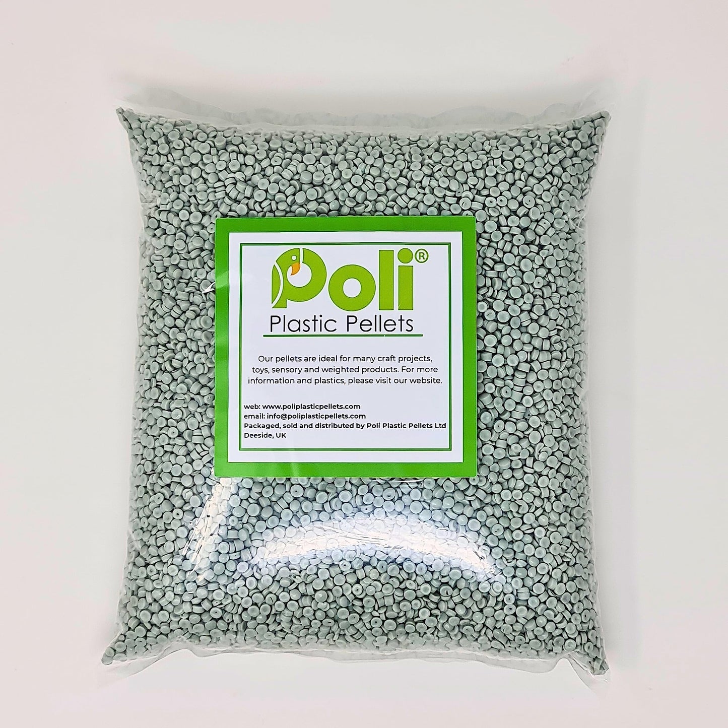 Recycled Plastic Pellets. Ideal for Filling Weighted Blankets, Bears, Dolls, and Other Craft Projects (1kg)