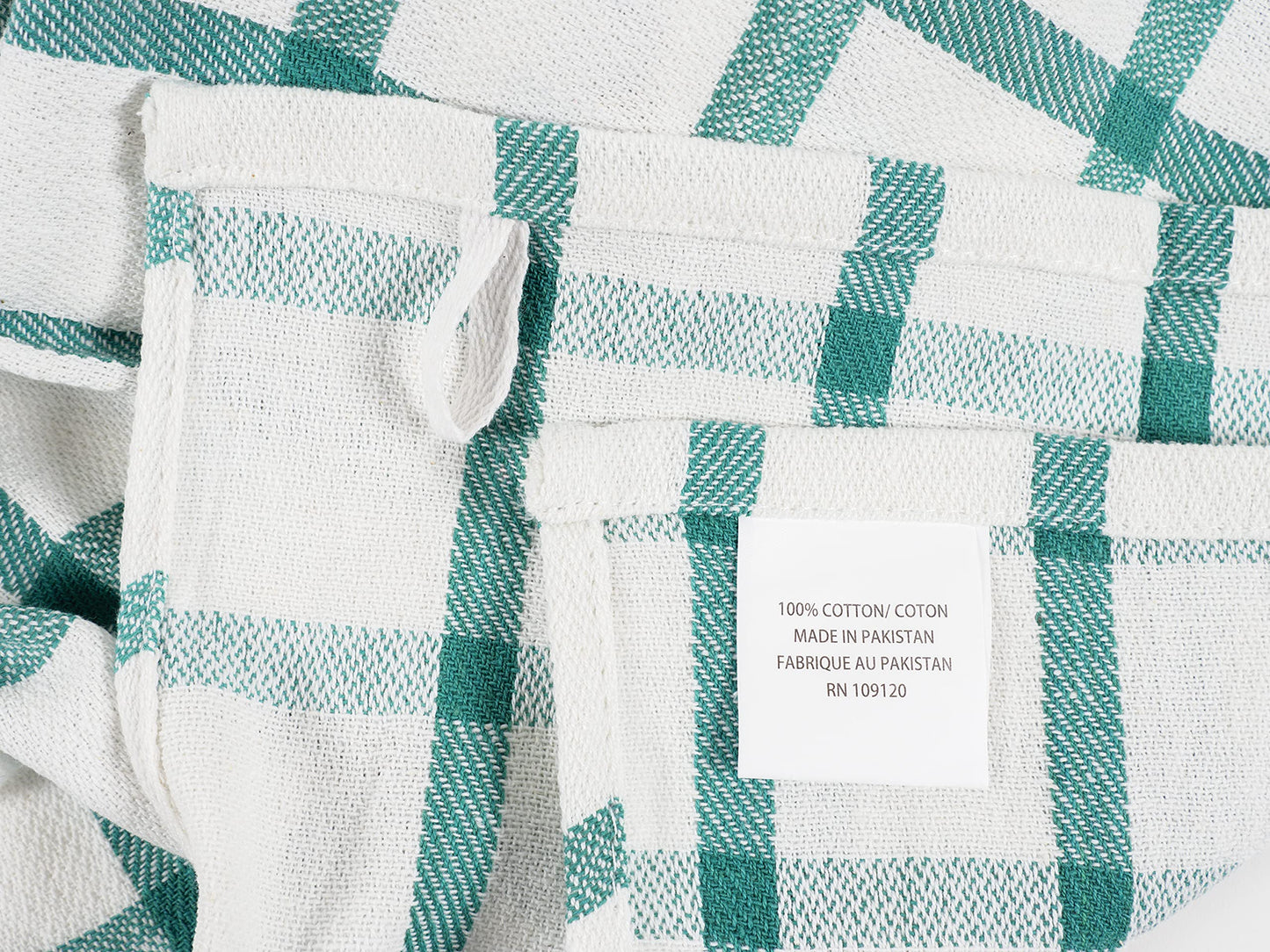 KAF Home Assorted Flat Kitchen Towels | Set of 10 Dish Towels, 100% Cotton - 18 x 28 inches | Ultra Absorbent Soft Kitchen Tea Towels