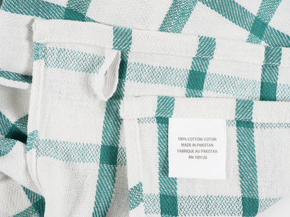 KAF Home Assorted Flat Kitchen Towels | Set of 10 Dish Towels, 100% Cotton - 18 x 28 inches | Ultra Absorbent Soft Kitchen Tea Towels
