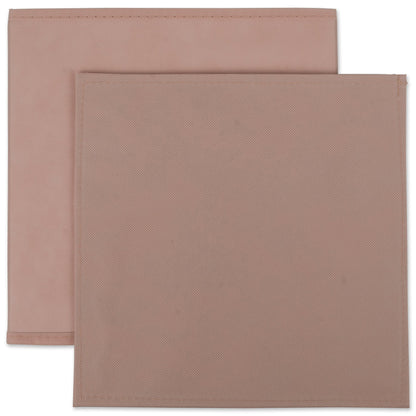 DII Non Woven Fabric Storage Bin Collection Collapsible Organizer Cube, Small Set, 13x13x13", Millennial Pink, 2 Count