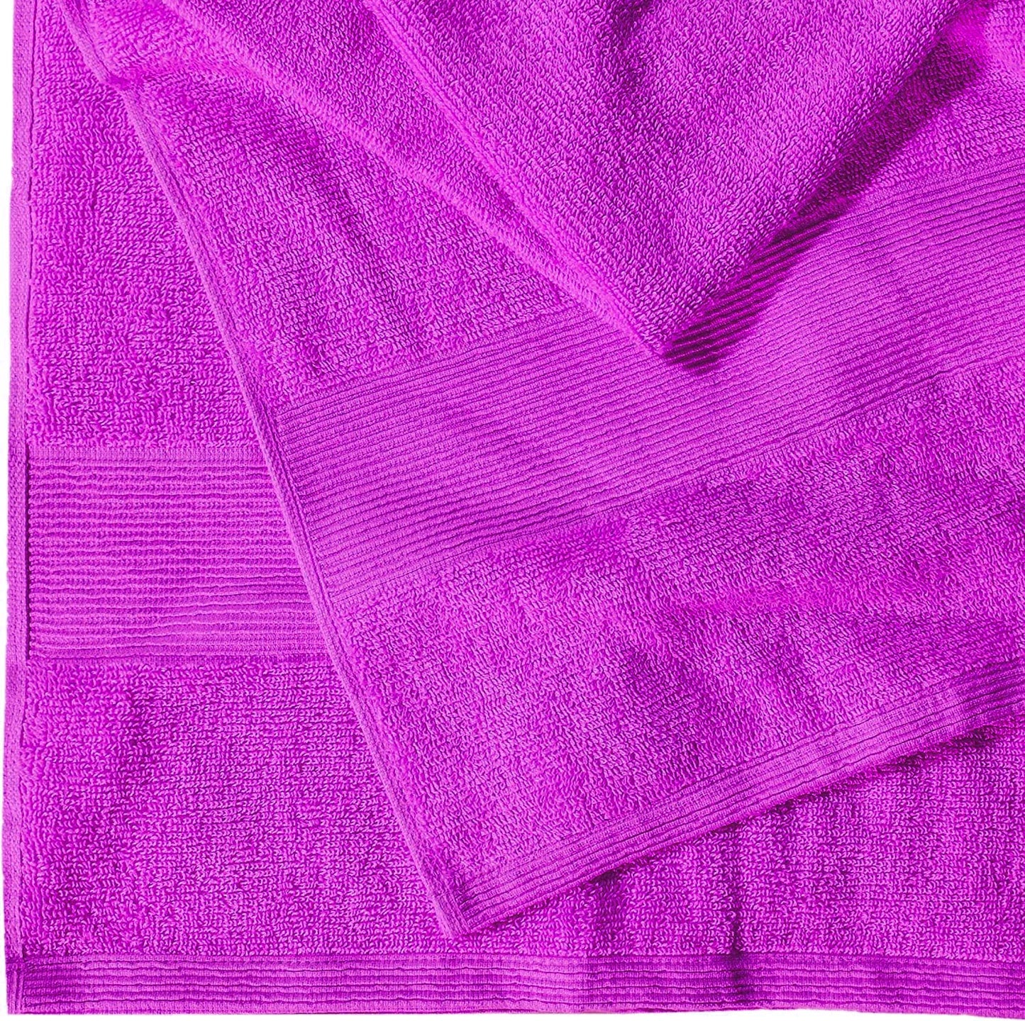 Textile Do Extra Large Super Jumbo Bath Sheet Towel 100% Egyptian Cotton XL Bath Sheets(100 x 200 cm-600 GSM) (Purple)