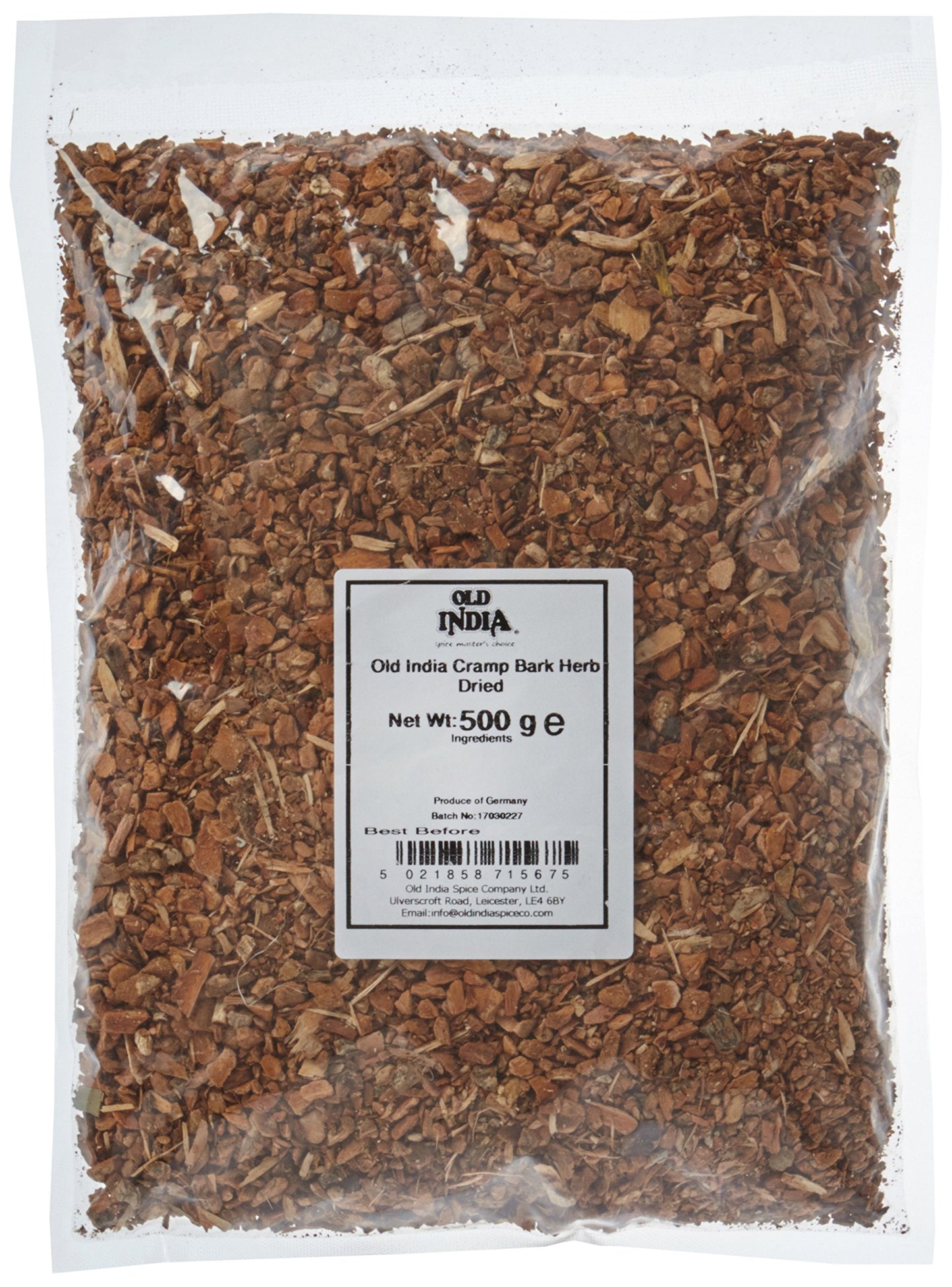 Old India Cramp Bark Herb Dried 500 g