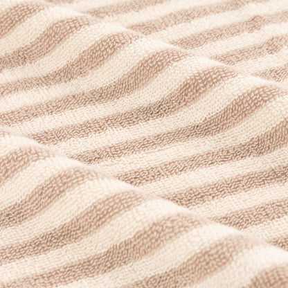 Yard Hebden Striped Cotton Terry Hand Towel (Natural, 50 x 100 cm)