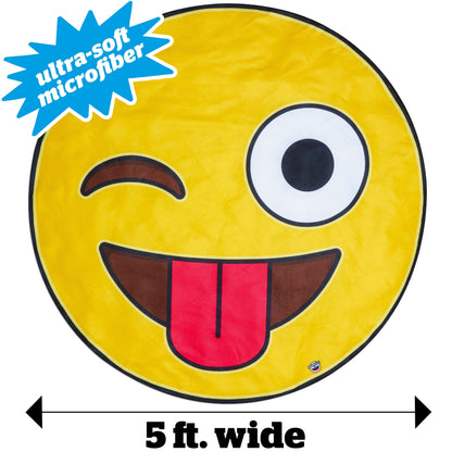 BigMouth Inc Emoji Beach Towel