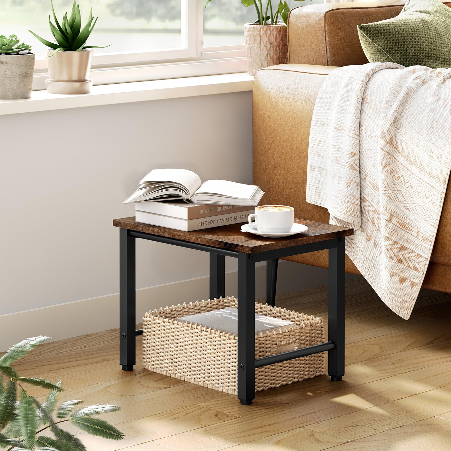 Gewudraw Printer Stand, Desktop Shelf with Adjustable Feet for Home Office
