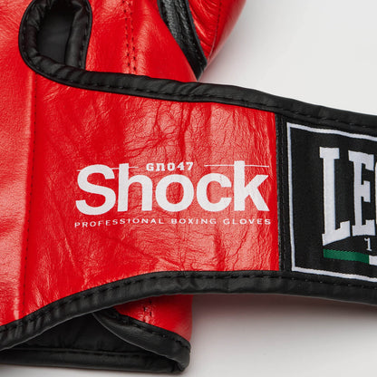LEONE 1947, Shock Boxing Gloves, Unisex Adult, Red, 12 OZ, GN047