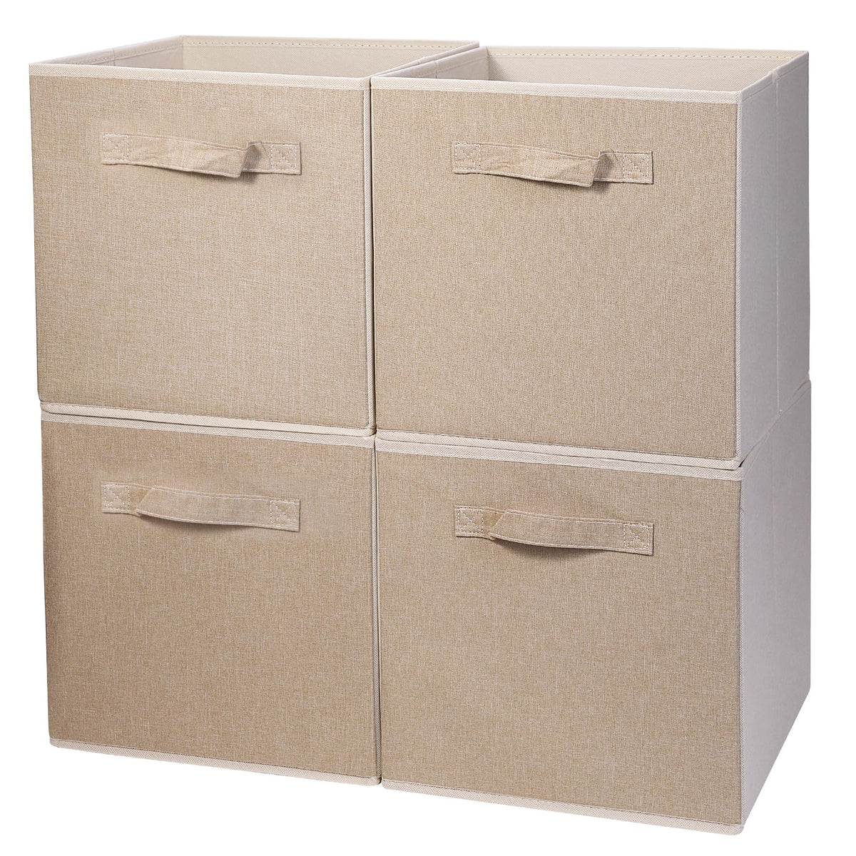 JAKAGO Foldable Storage Cubes 4 Pack, 30 x 30 x 30 cm