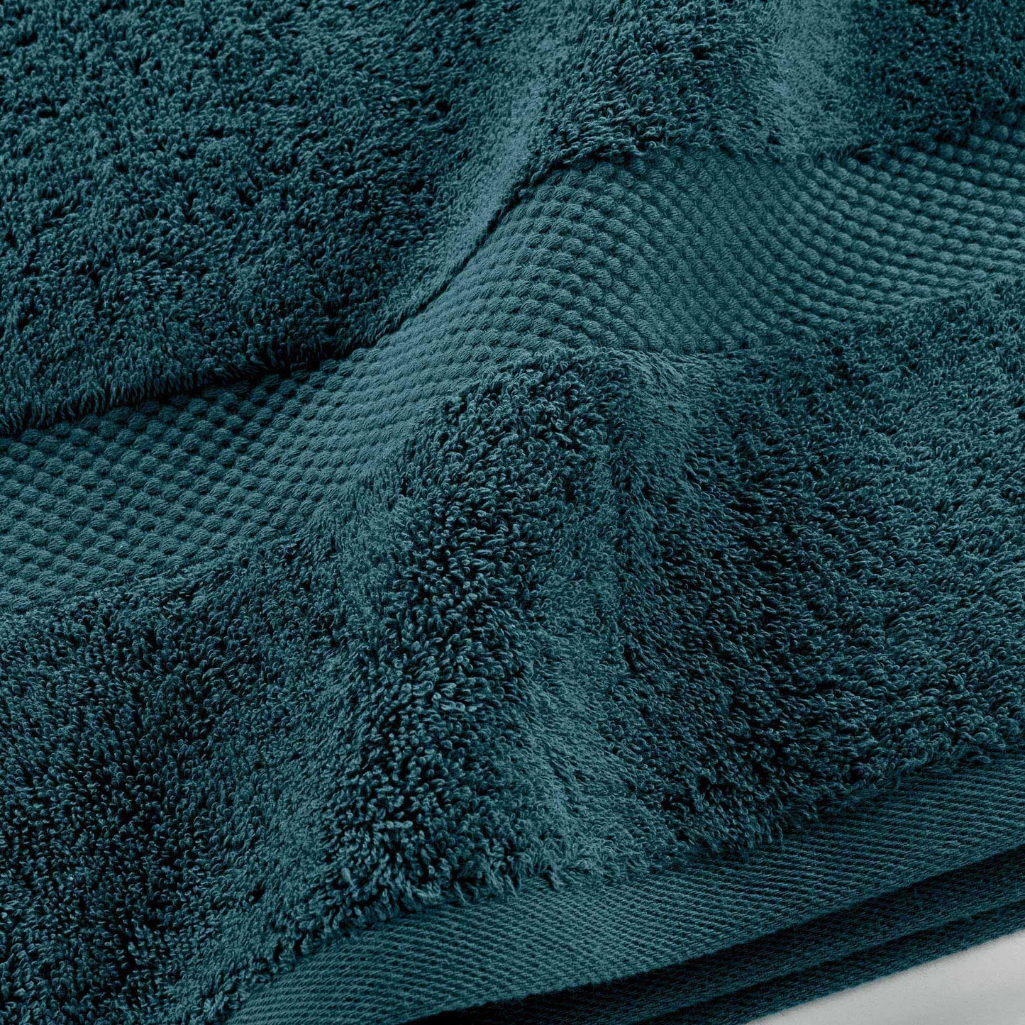 Douceur d'Intérieur, Elegance Blue Bath Towel (70 x 130 cm) 100% Cotton Plain