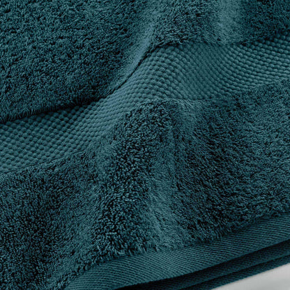 Douceur d'Intérieur, Elegance Blue Bath Towel (70 x 130 cm) 100% Cotton Plain