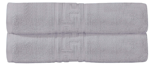 DTEX HOMES 2 Large Bath Sheets Towel Sets Highly Absorbent, Quick Dry Bath Sheets 90 x 140 cm 100% Cotton 600 GSM Bath Towels Large Bath Sheet Silver