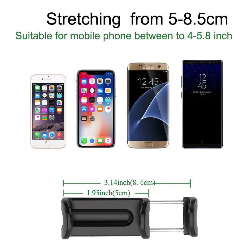 360° Rotating Car Phone Holder - Universal Dashboard & Windshield Mount