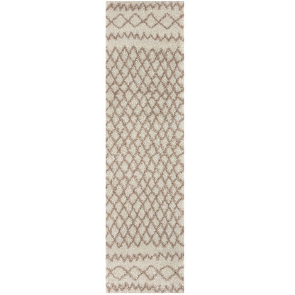 Moroccan Ivory Beige Shaggy Rug | 930