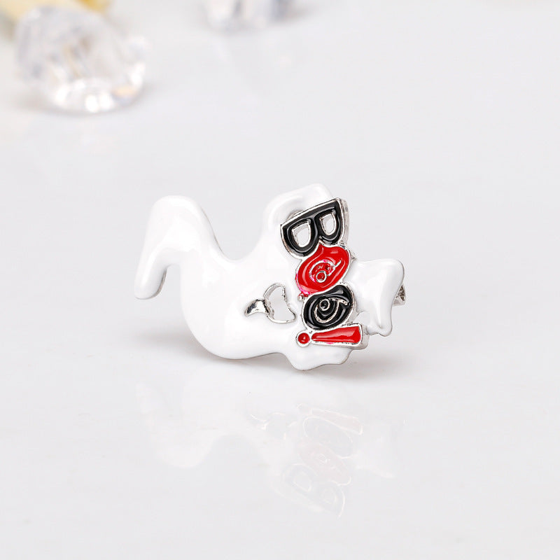 Wild And Funny Personality Exaggerated Ghost Brooch