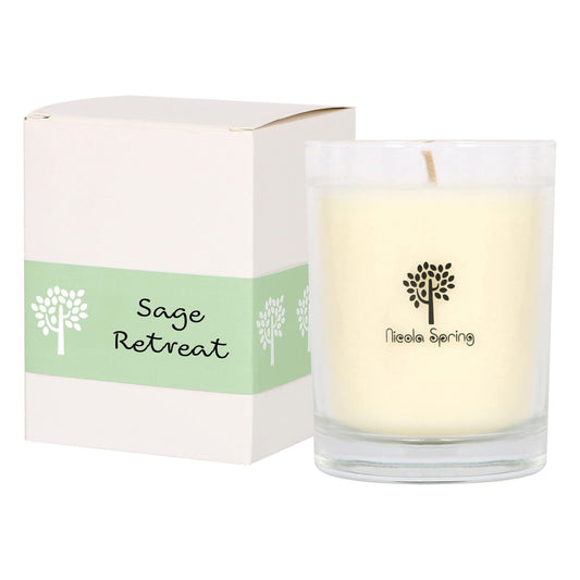 Soy Wax Scented Candle - 160g - Sage Retreat