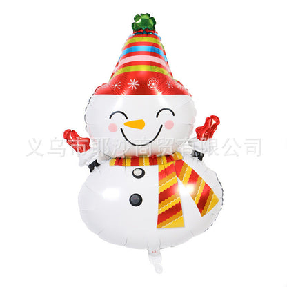 Christmas decoration aluminum film balloon