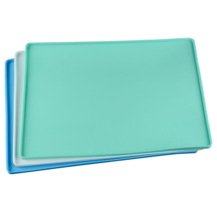 Portable foldable car pet silicone pad