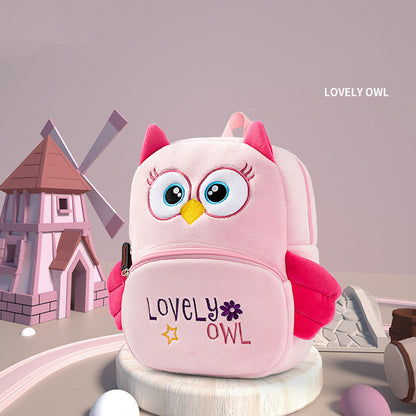 Kindergarten Boys And Girls Small Schoolbag Cute Children Backpack