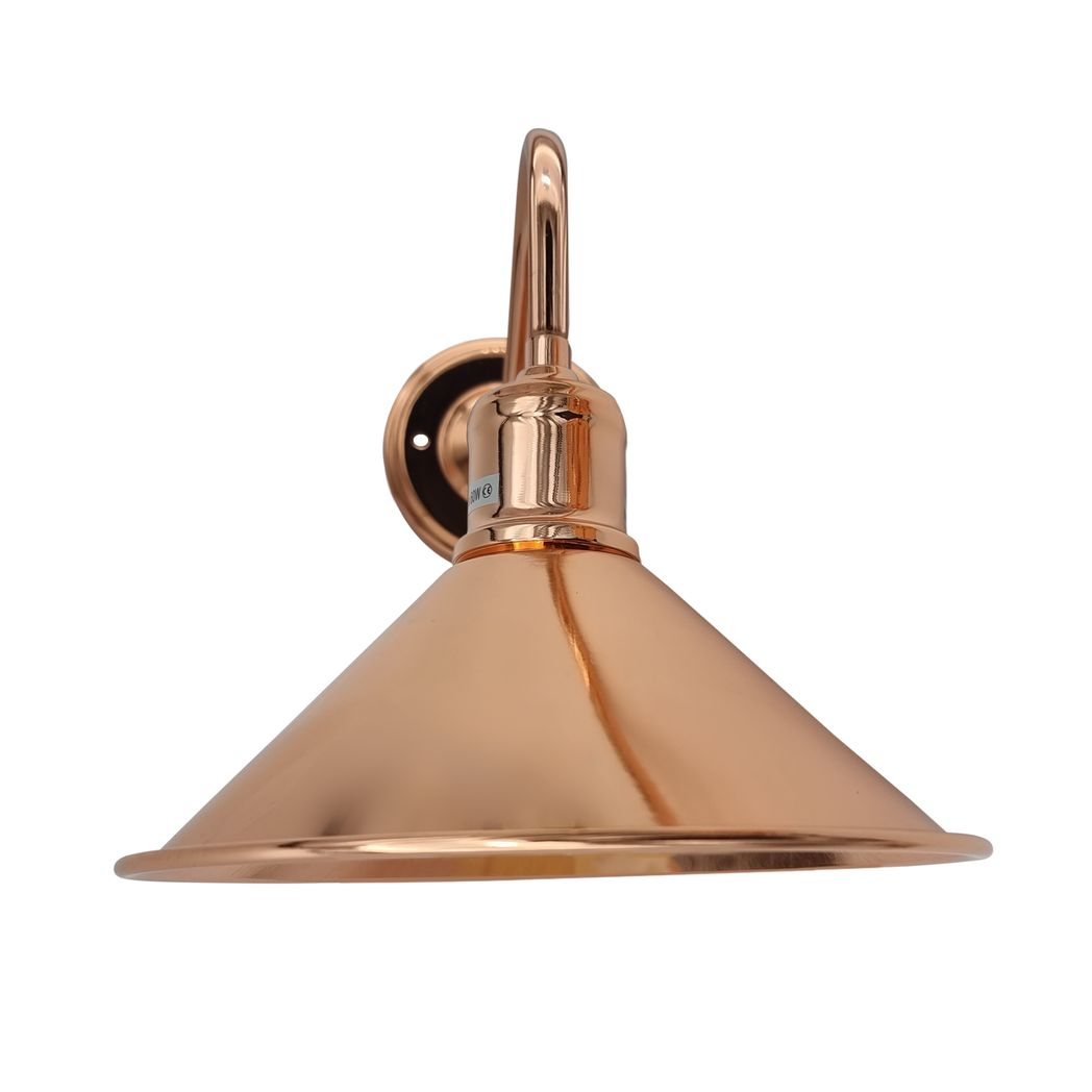 Vintage Industrial Rose Gold Retro Wall light Sturdy Metal Lamp Shade Lights Classic Style Electroplated Finish E27 lamp