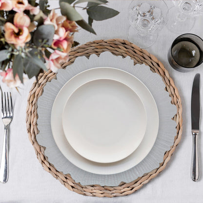 Dia White Reef Charger Plate 33cm