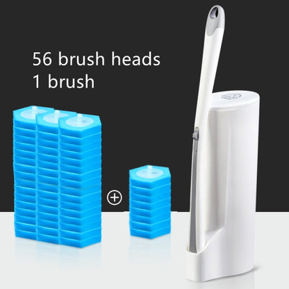 Premium Disposable Toilet Brush Set | Hygienic Deep-Clean System with Replaceable Heads