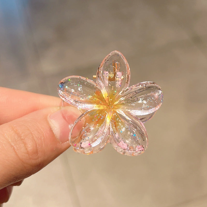 High Sense Plumeria Rubra Seaside Holiday Barrettes