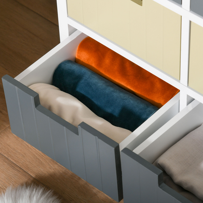 Simple Chest of 6 Drawers Storage Cabinet for Dining & Living Room
