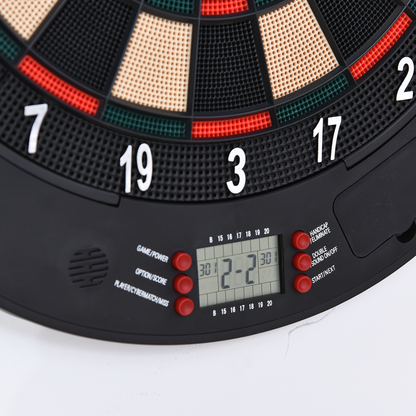 Electronic Dartboard Set 26 Games and 185 Variations with 6 Darts