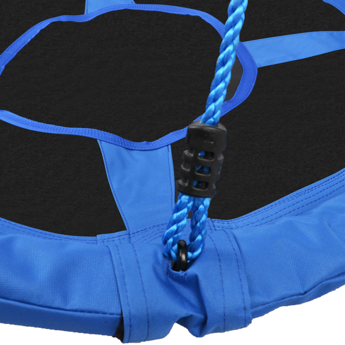Round Swing Kids Game Spin Rope Playground Steel 100cm Playroom HOMCOM