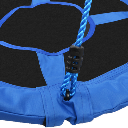 Round Swing Kids Game Spin Rope Playground Steel 100cm Playroom HOMCOM