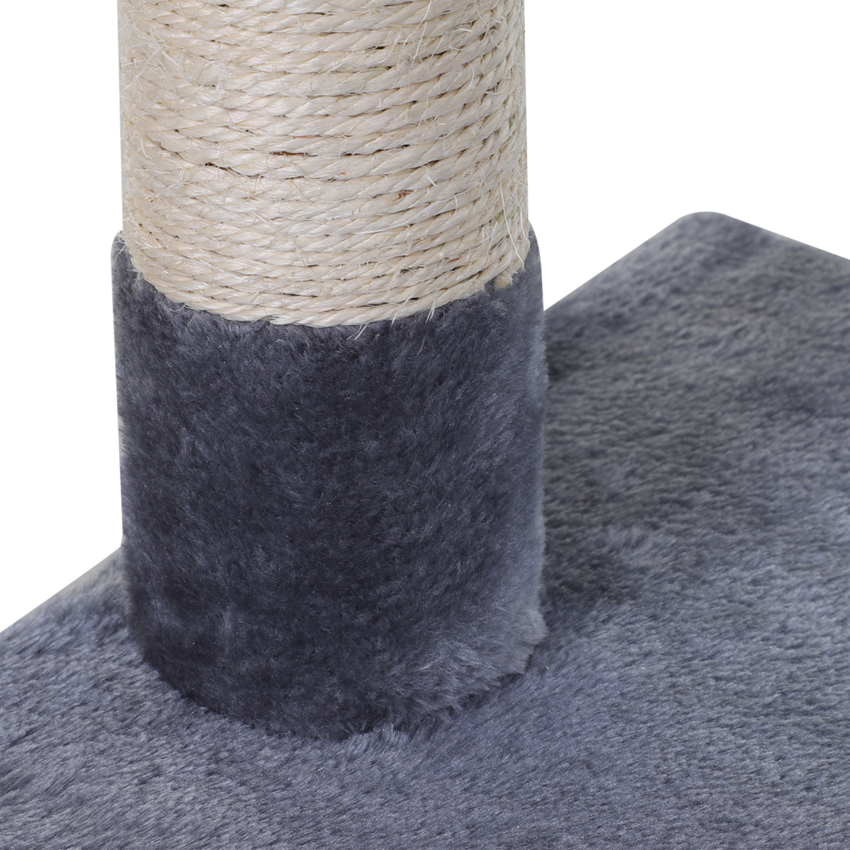 Cat Tree Scratching Posts  Natural Sisal Hammock Bed Kitty Activity Center 70Hcm