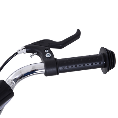 HOMCOM Teen Scooter Adjustable Height Dual Brakes Rubber Wheels Kickstand,