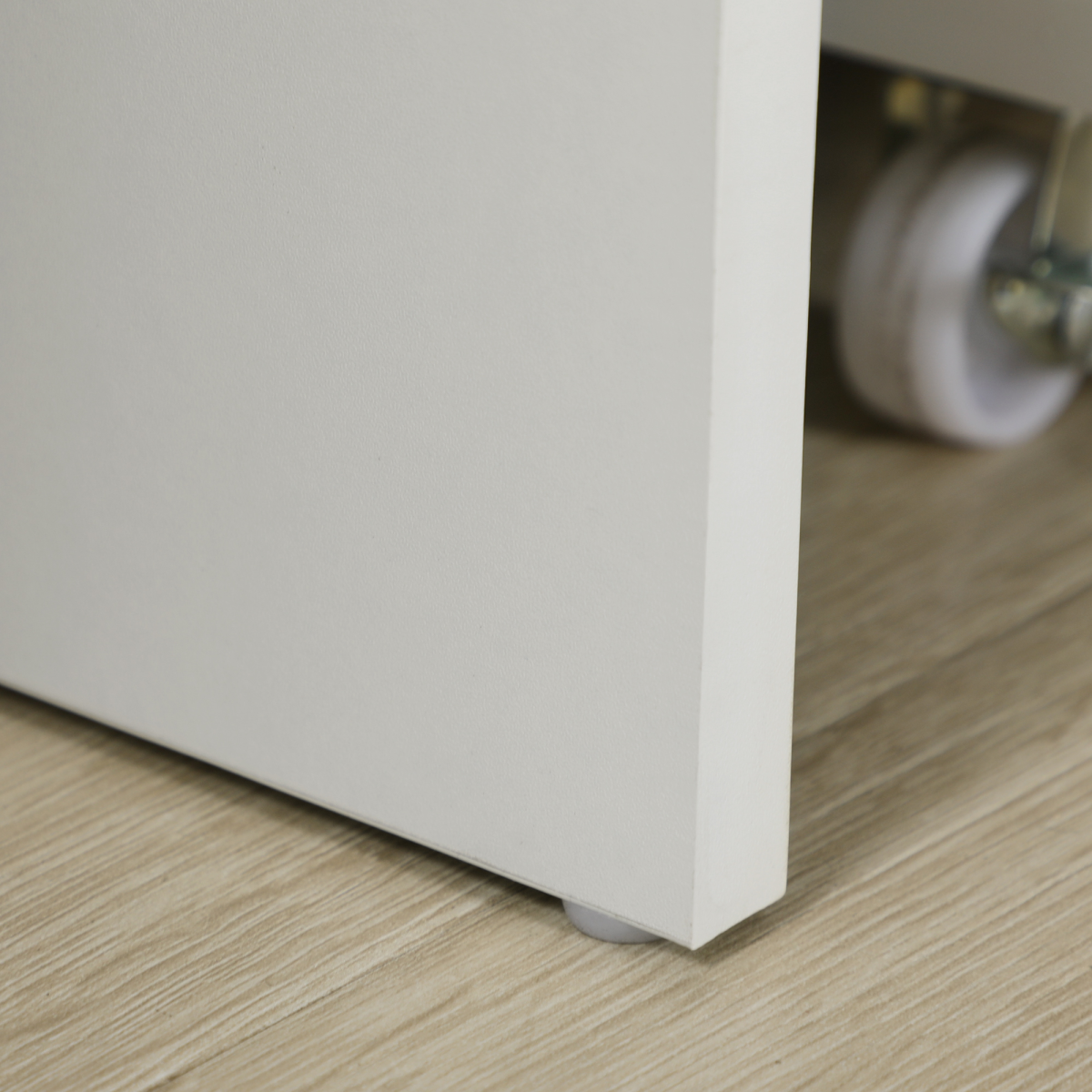 Computer Desk Writing Desk with Five Drawers for Home Office White