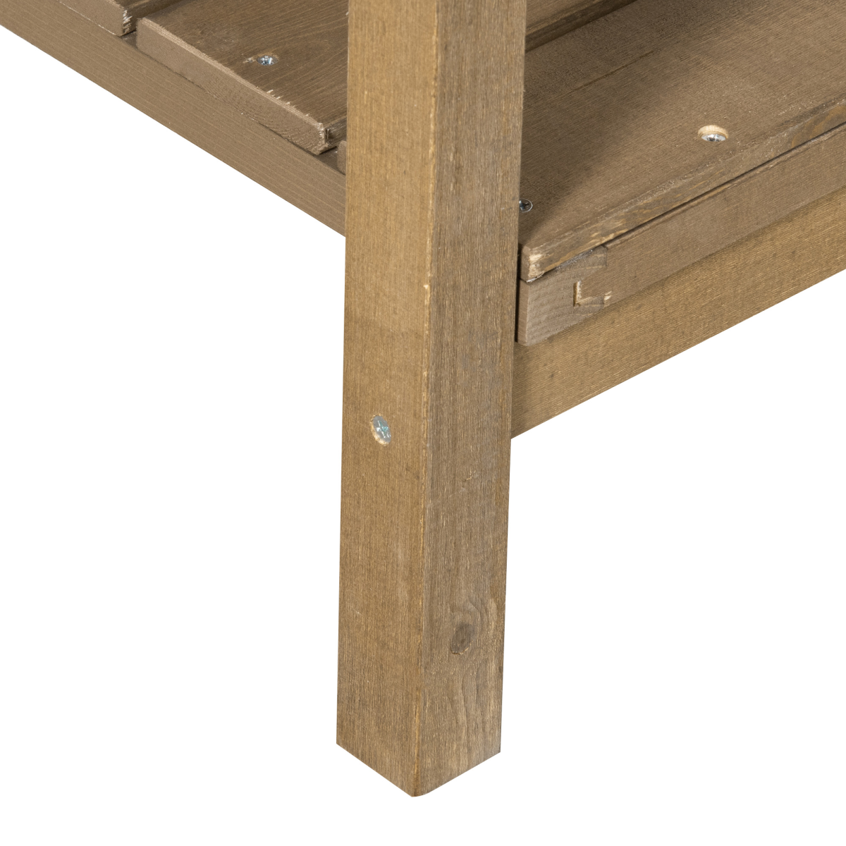 Wooden Raised Bed Container Garden Plant Stand 8 Boxes 110x46x76cm Brown
