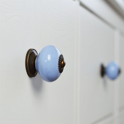 Round Ceramic Cabinet Knob