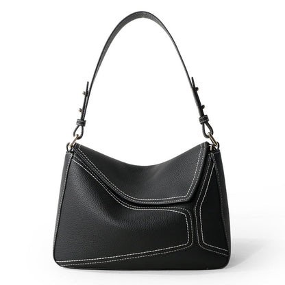 Leather Messenger Bag | Premium Cowhide Shoulder Bag