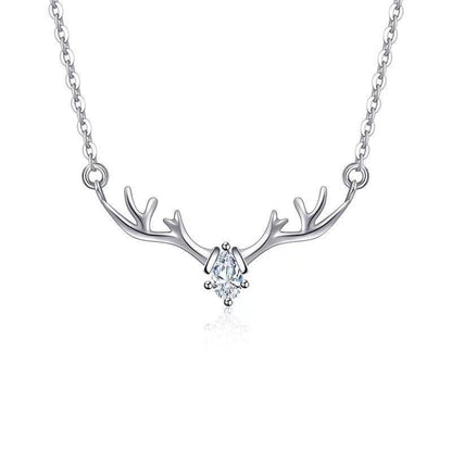 Women's Korean Version Simple Deer Pendant Necklace