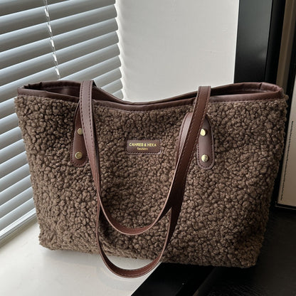 Fashionable Furry Versatile Shoulder Bag