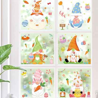 Cute Cartoon Easter Bunny Stickers