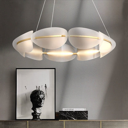 Living Room Chandelier Dining Room And Study Room Ring Lamp