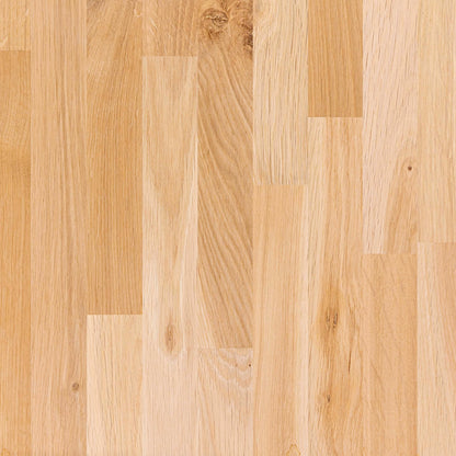 domli Solid Wood Premium Oak Table Top | 1200m x 600mm x 27mm | Top Grade European Wooden Large Square Kitchen Dining Tabletop Worktop Desktop
