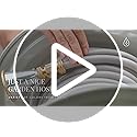 LIVLIG Garden Hose 50m, hosepipes for Garden 1/2 inch Made in Germany, 50m Hose Pipe Made of Recycled PVC, dimensionally Stable, Colour: Anthracite